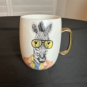 Pier 1 Book Club Zebra Mug